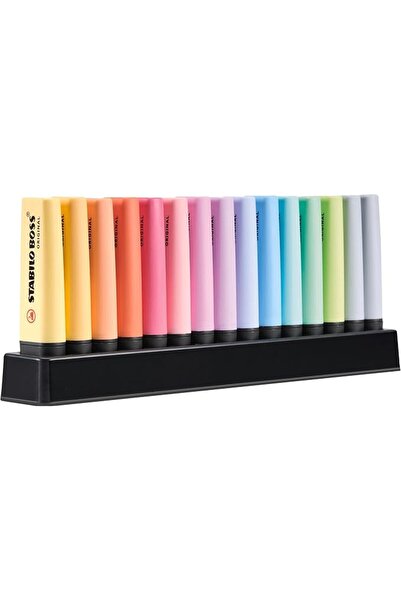 Stabilo BOSS ORIGINAL Pastel - Fosforlu Kalem - 15'li Masa Seti - 14 Karışık ...