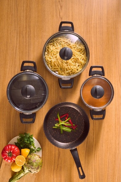 Karaca Biogranit Blackgold 7 Parça Tencere Seti