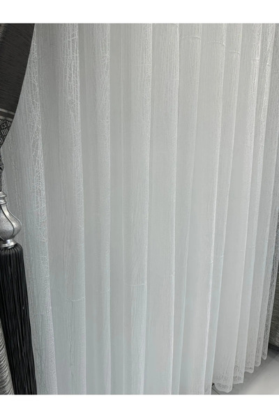 beatiful ΤΟΥΛΙ ΚΟΥΡΤΙΝΑ ΥΦΑΣΜΑΤΙΚΟ ΖΑΚΑΡ 1/3 ΣΤΡΟΓΓΥΛΟ ΠΛΙΣΕ ΑΝΤΙΚΡΑΤΗΣΤΙΚΟ ΧΩΡΙΣ ΙΡΙΔΙΣΜΟ ΠΛΙΣΕ ΤΥΠΟΥ ΣΩΛΗΝΑΣ