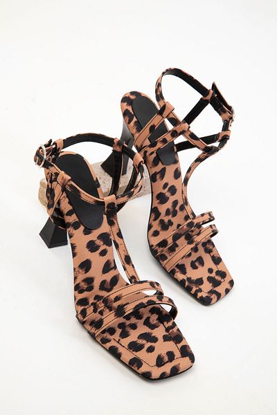 SOHO Klassische Damenschuhe mit Absatz und Leopardenmuster 20606