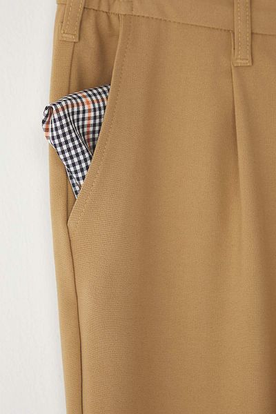 Trendyol Collection Beige Wideleg Baggy Comfortable Fit Woven Fabric Pants Tmnss25Pl00009