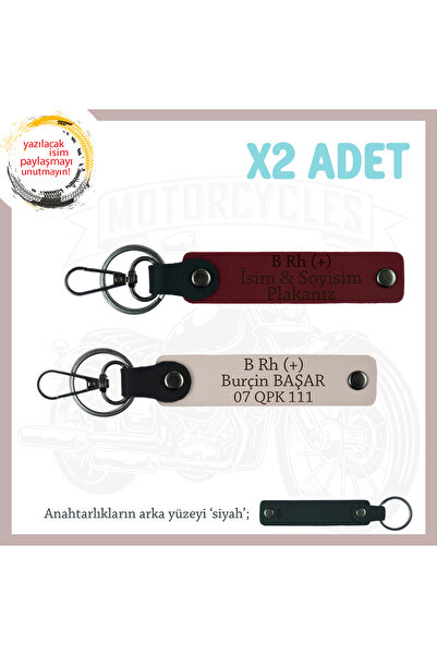 Miaju Exclusive for Biker Style, Motorbike Keychain with Name Plate and B Rh ...