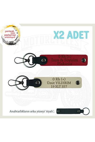 Miaju Custom Name Plate for Biker Friends, 0 Rh + Blood Type Lettering Gift X...