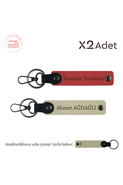 Asortishey مجموعة من سلسلتين للمفاتيح مع الأسماء والأكنames، زهرة الرمان-S Br...