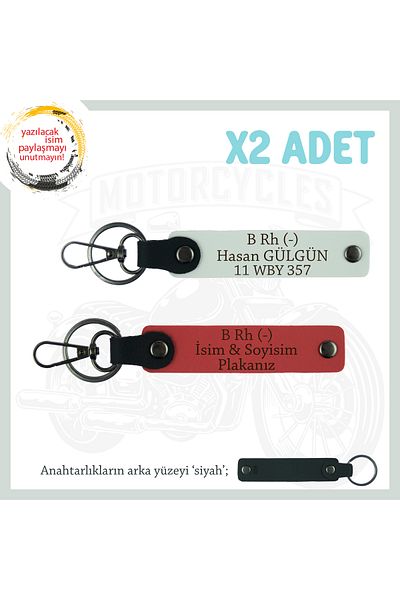 miawiki Name Plate and B Rh (-) Blood Group Written X2 Keychain Set, Pomegranate Flower-White-Syh, Special for Speed Lovers