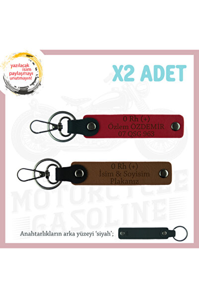 Asortishey Emergency Keychain with Name Plate and 0 Rh (+) Blood Group Writte...