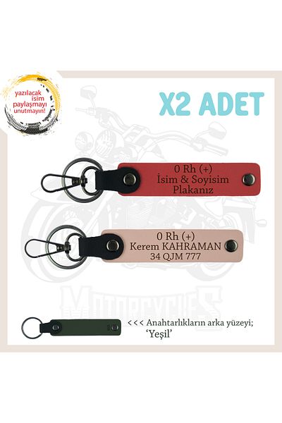 miawiki 0 Rh (+) Blood Group Emergency X2 Keychain, Pomegranate Flower-Puppyhole-Ysl, Car Riders, Name Plate