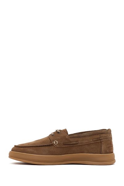 Derimod Men's Mink Lace-Up Suede Leather Casual Shoes 25Sfd700310