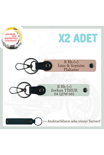 Miaju Biker Friends Gift with Name Plate and B Rh (+) Blood Type Written X2 K...