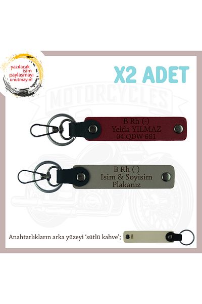 Miaju Speed Enthusiast's Name Plate, B Rh (-) Blood Group Written X2 Keychain Set Giveaway, Ash Grey-Burgundy-Sk