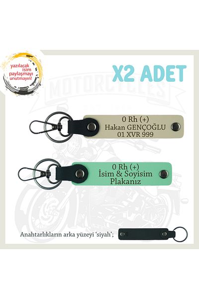 miawiki 0 Rh + Blood Group Written Personal X2 Keychain Set, Green-S Coffee-Syh, Special Name Plate for What You Love