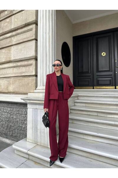 Whıte Aura Blazer Takım