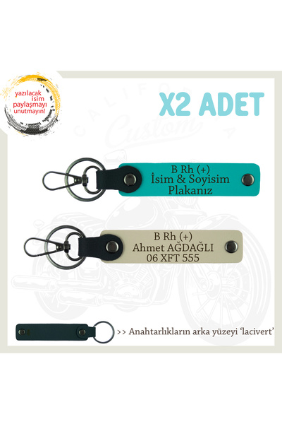 Asortishey سلسلة مفاتيح مع لوحة اسم وحروف B Rh (+) وكتابات فصيلة الدم × 2، K ...