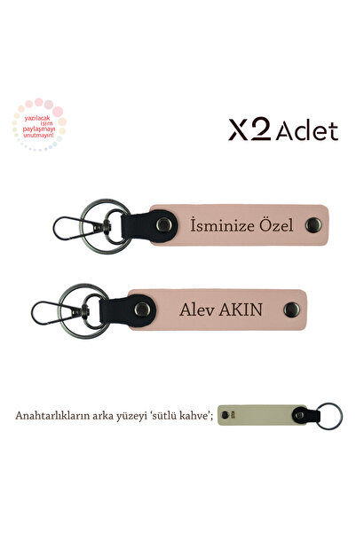 Miaju Doctor's New Year's Gift, Set of 2 Keychains with Name Written, Baby Mo...