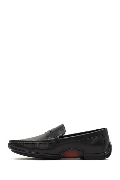 Derimod Men's Black Leather Casual Loafer 25Sfd642018