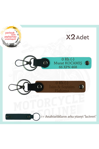 Asortishey Name Plate and 0 Rh (-) Blood Group Written Personal X2 Keychain, ...