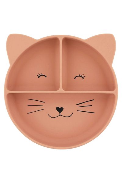 Trixie طبق مقسم من السيليكون بفراغ Mrs.Cat