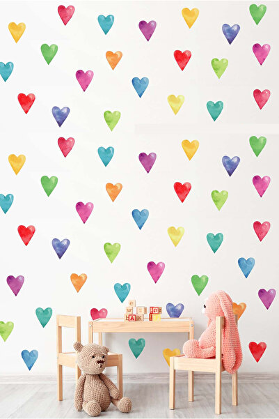 KT Decor Set de autocolante de perete pentru camera copiilor, 84 de bucăți, d...