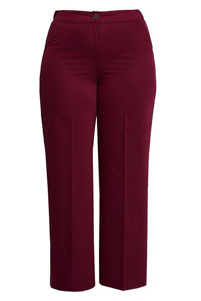 Alvina High Waist Large Size Trousers - 70738