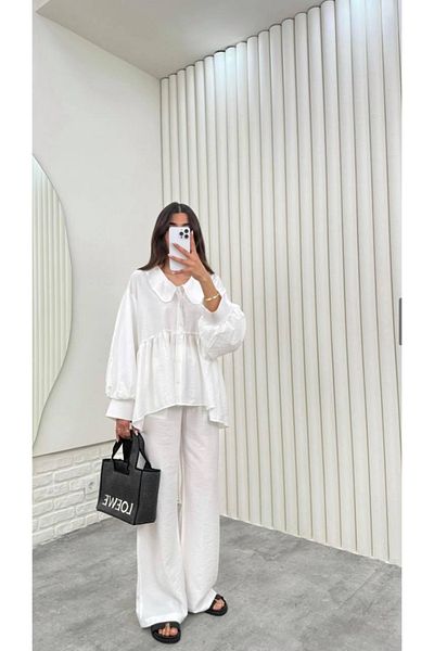 Ekim Store Set oversize cu guler pentru bebeluși