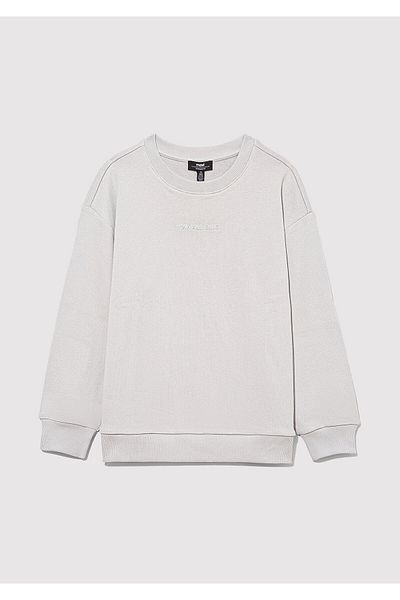 Mavi Gray Organic Cotton Sweatshirt - Basic Model 6s10043-70075