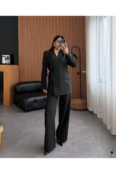 Ekim Store Side Lace Double Blazer Suit