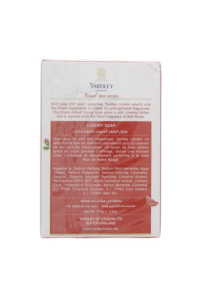 YARDLEY Red Roses Luxury Soap 100 g