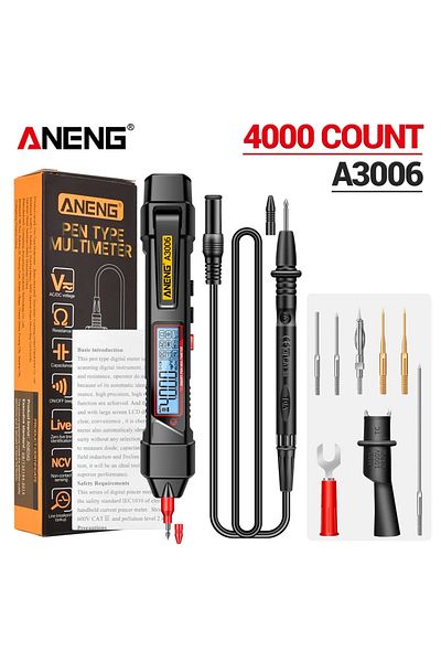 ANENG A3006 Pro A3006 Digital Multimeter Professional Pen Type Multimetro Ac/dc Voltage Tester Eléct
