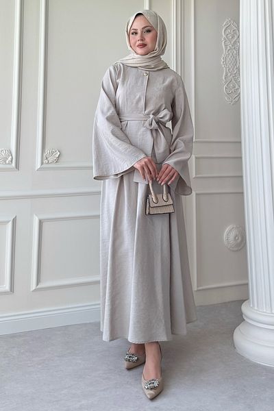 InStyle Costum cu fustă modal cu mâneci largi