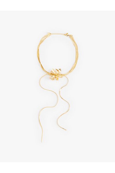 Koton Flower Detailed Choker Necklace