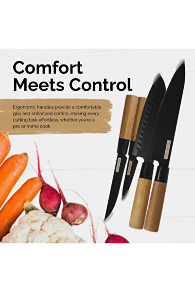 Generic 4-piece Japanese Chef Knife Set – High-carbon Stainless Steel For Precision Cutting