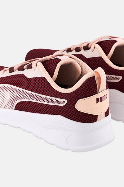 Puma Women Lace Up Running Shoes, Maroon