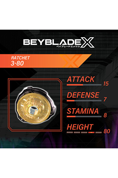BEYBLADE X Talon Ptera 3-80B | Clockwise Spinning Endurance Type Top|Takara Tomy-designed Beyblade X