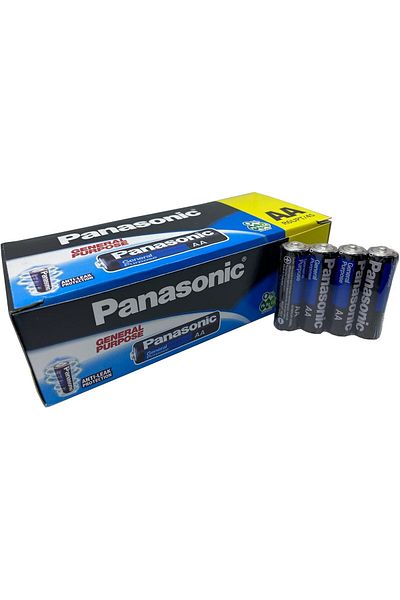 PANASONIC بطاريات AA متعددة الأغراض (60 قطعة)، 1.5 فولت
