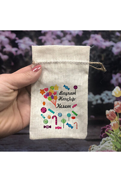 Bayram Harçlığı Büyük Boy (9 Cm X 16 Cm ) Hediyelik Kese ( 10 Adet )