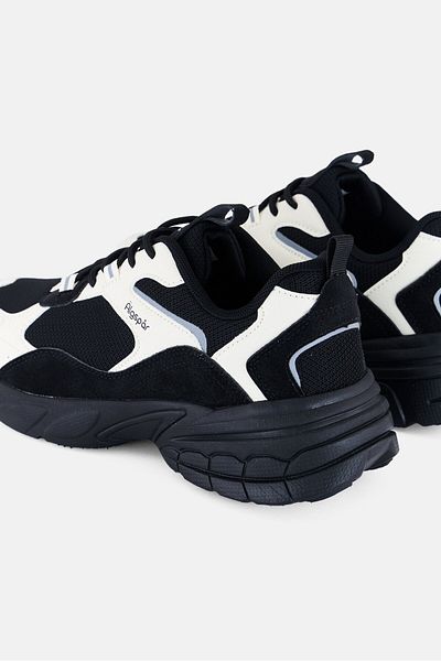Algspar Women Lace Up Outdoor Shoes, Black