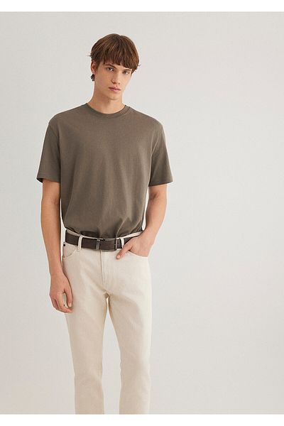 Mavi Καφέ Basic T-Shirt Loose Fit / Loose Relaxed Fit 066249 -70376