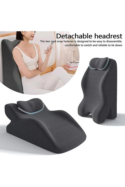 COOYA 2 In 1 Wedge Pillow with Head Cushion,Multifunctional Posture for Any Position,for Home Bedroom