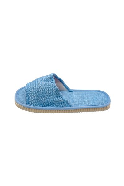 TECOS Papuci Usori De Casa Pentru Dama, ®, Albastru Deschis, Marime 38-39, Talpa Joasa, 24 Cm