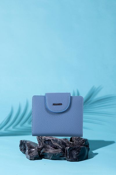 Grande 2818 Portofel de damă din piele naturală Flother Ice Blue