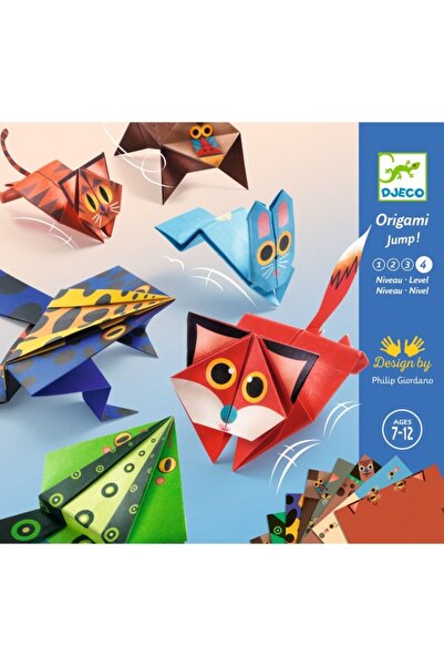 djeco Творческа игра оригами Скачащи животни, Djeco