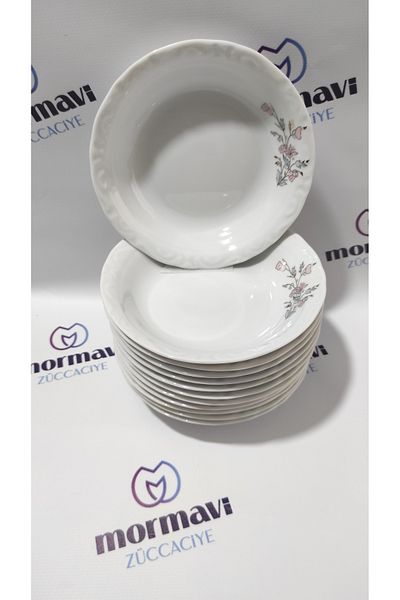 Porland Rüya 12-Piece Pit Plate 17 cm