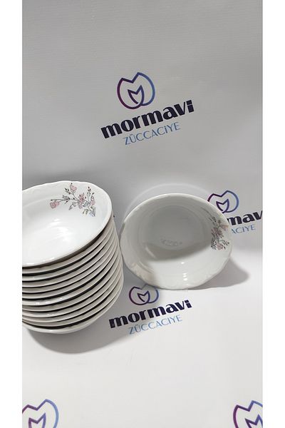 Porland Rüya 13 Cm 12 Porcelain Soup Bowl (12 PCS)