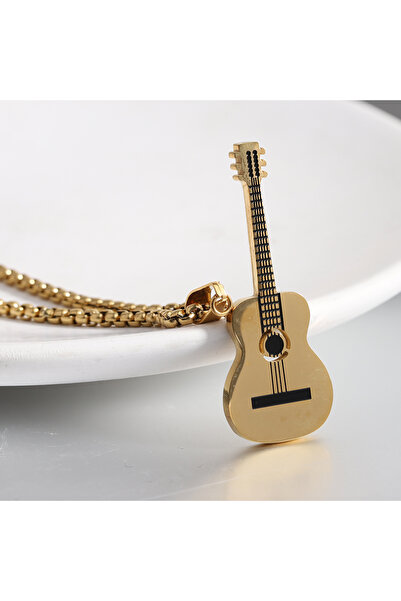 Choice 60cm Gold 2 VQYSKO Personalized Electric Guitar Charm Necklace Music J...
