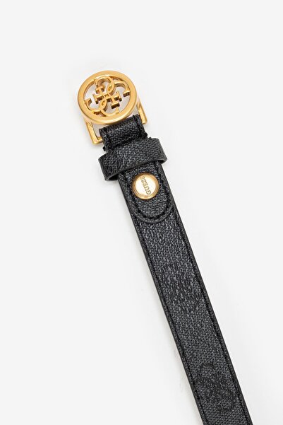 Guess Women's Logo Comfortable Casual Black Belt Bw9161 P4320-Clo