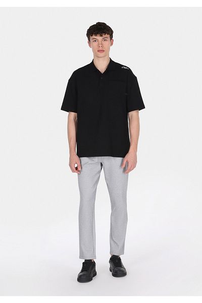 Colin's Slim Fit Mid Waist Long Leg Men's Gray Trousers