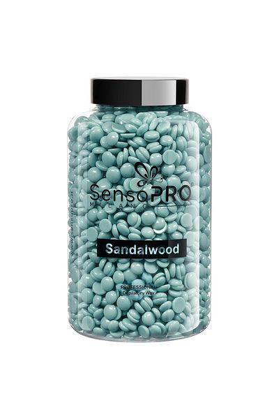 SensoPRO Milano Sandalwood Professional Elastic Hair Removal Wax, 400g