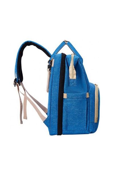 OEM Geanta multifunctionala 3 in 1 pentru mamici, se poate folosi ca geanta, rucsac sau patut, albastru