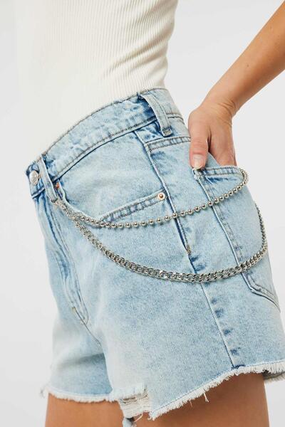 New Obsessions Pantalon Chain Chain Belt 2 Rows
