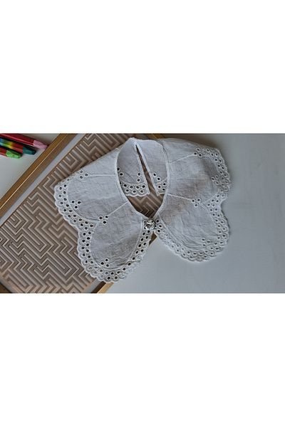 Morecottonmorenaturel Flower Model Mobile Baby Collar